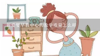 新爱婴早教中心的教学质量怎么样