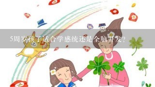 5周岁孩子适合学感统还是全脑开发?