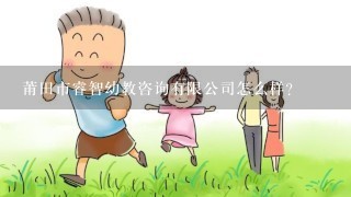 莆田市睿智幼教咨询有限公司怎么样？