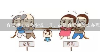 育婴师工资多少钱一月，高级育婴师怎么办理，需