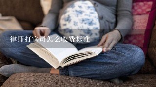 律师打官司怎么收费标准