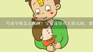 巧虎早教怎么样啊？宝宝还没有上幼儿园，想给他买点早教书本。