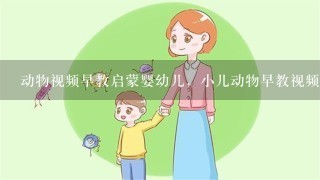 动物视频早教启蒙婴幼儿，小儿动物早教视频